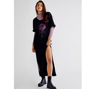 Free People Rose Thermal Maxi Dress